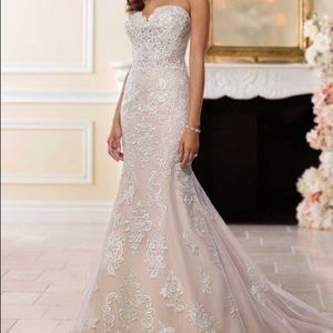 Stella York style #6589 fit & flare wedding dress